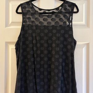 Bawtry Mesh Overlay Knit Top